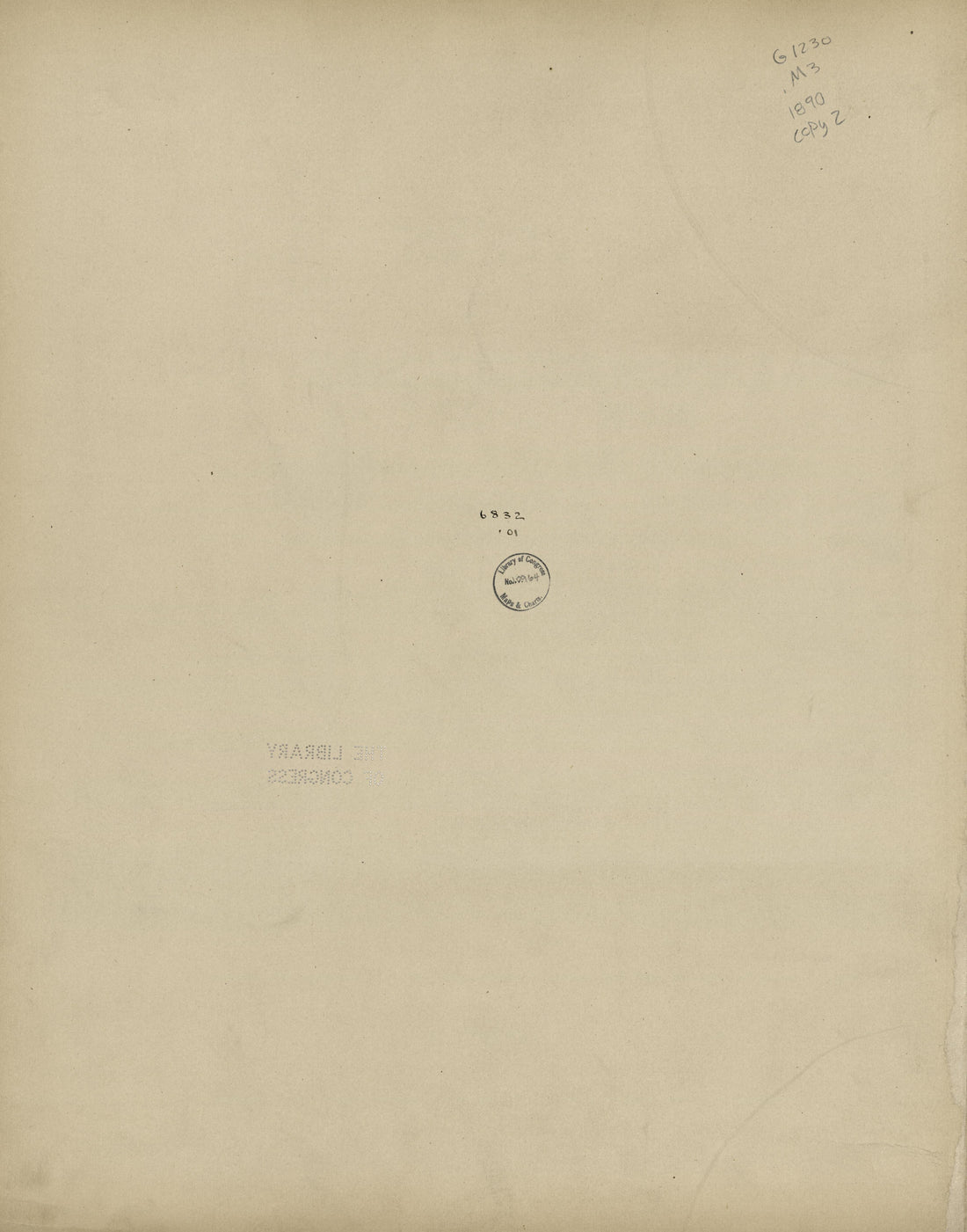Blank from Atlas of Massachusetts 1890 by Relic Map Company