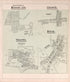 Pleasant City, Claysville, Salesville, & Antrim from Illustrated Atlas of Guernsey County, Ohio 1902 by Relic Map Company