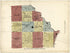 Map Clark County Showing Townships from Johnson&