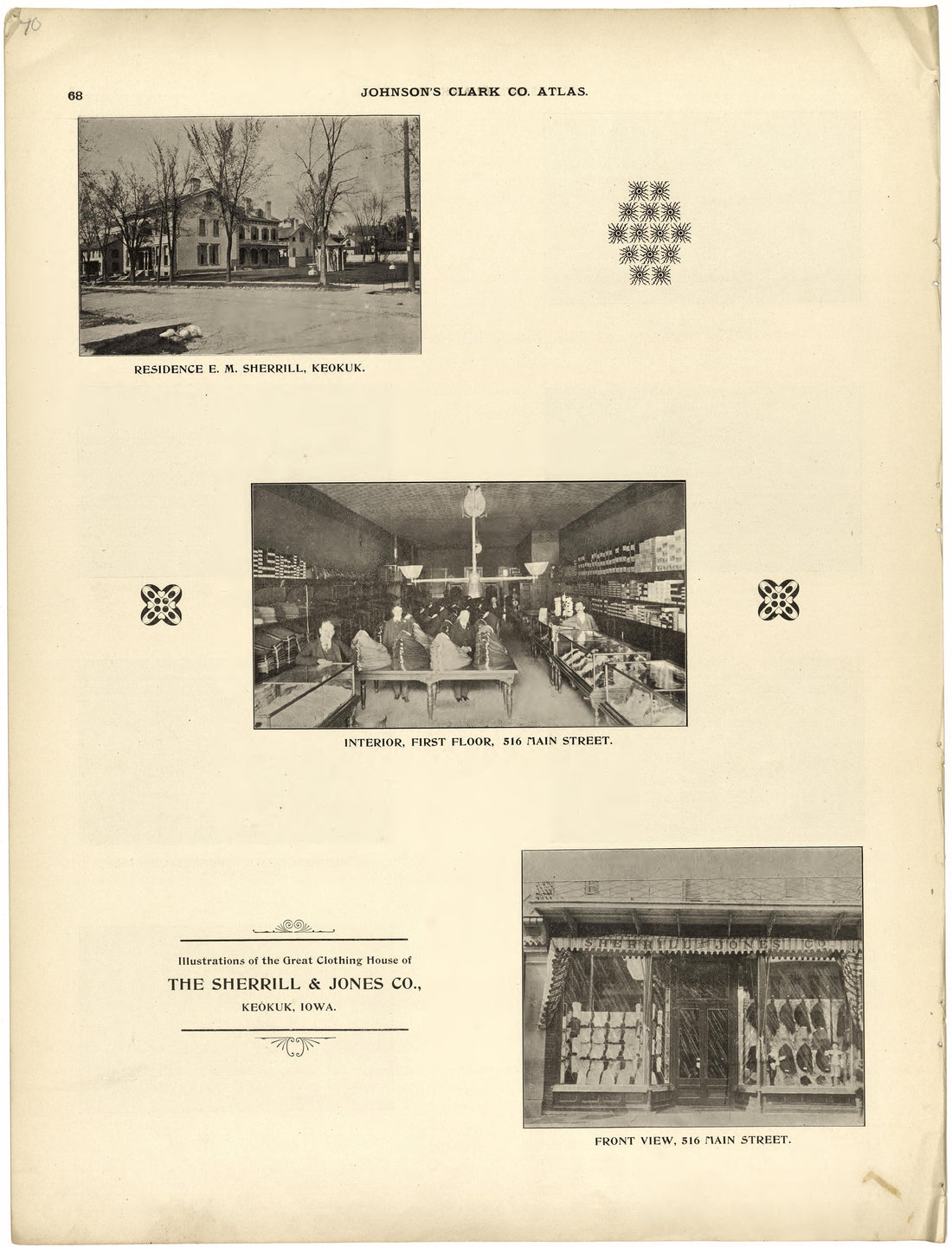 This old map of Clark County, Missouri,  was created by Johnson, G. C.|Western Atlas Co in 1896