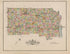 Plumstead from Atlas of Bucks County, Pennsylvania 1891 by Relic Map Company
