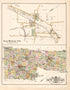 New Britain from Atlas of Bucks County, Pennsylvania 1891 by Relic Map Company