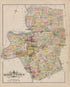 Middletown from Atlas of Bucks County, Pennsylvania 1891 by Relic Map Company