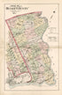 Map of Bucks County Pennsylvania. 1891. from Atlas of Bucks County, Pennsylvania by Relic Map Company