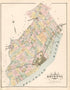 Bristol from Atlas of Bucks County, Pennsylvania 1891 by Relic Map Company