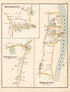 Kintnersville; Ferndale; Bridgeton from Atlas of Bucks County, Pennsylvania 1891 by Relic Map Company