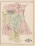 Haycock from Atlas of Bucks County, Pennsylvania 1891 by Relic Map Company