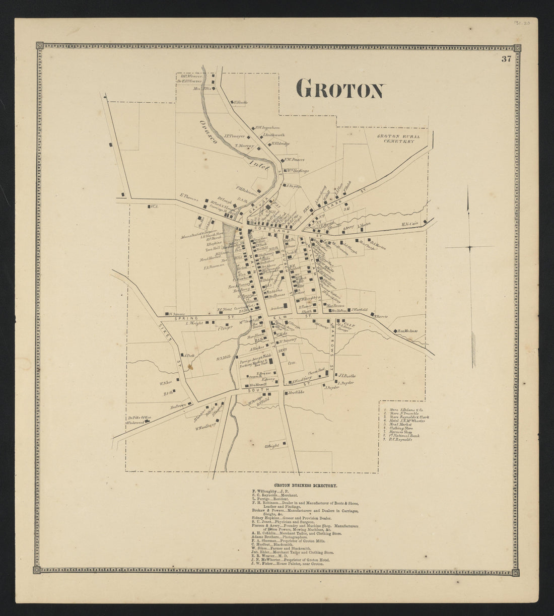 Image 26 of New Topographical Atlas of Tompkins County, New York from New Topographical Atlas of Tompkins County, New York : from Actual Surveys Especially for This Atlas 1866 by Relic Map Company