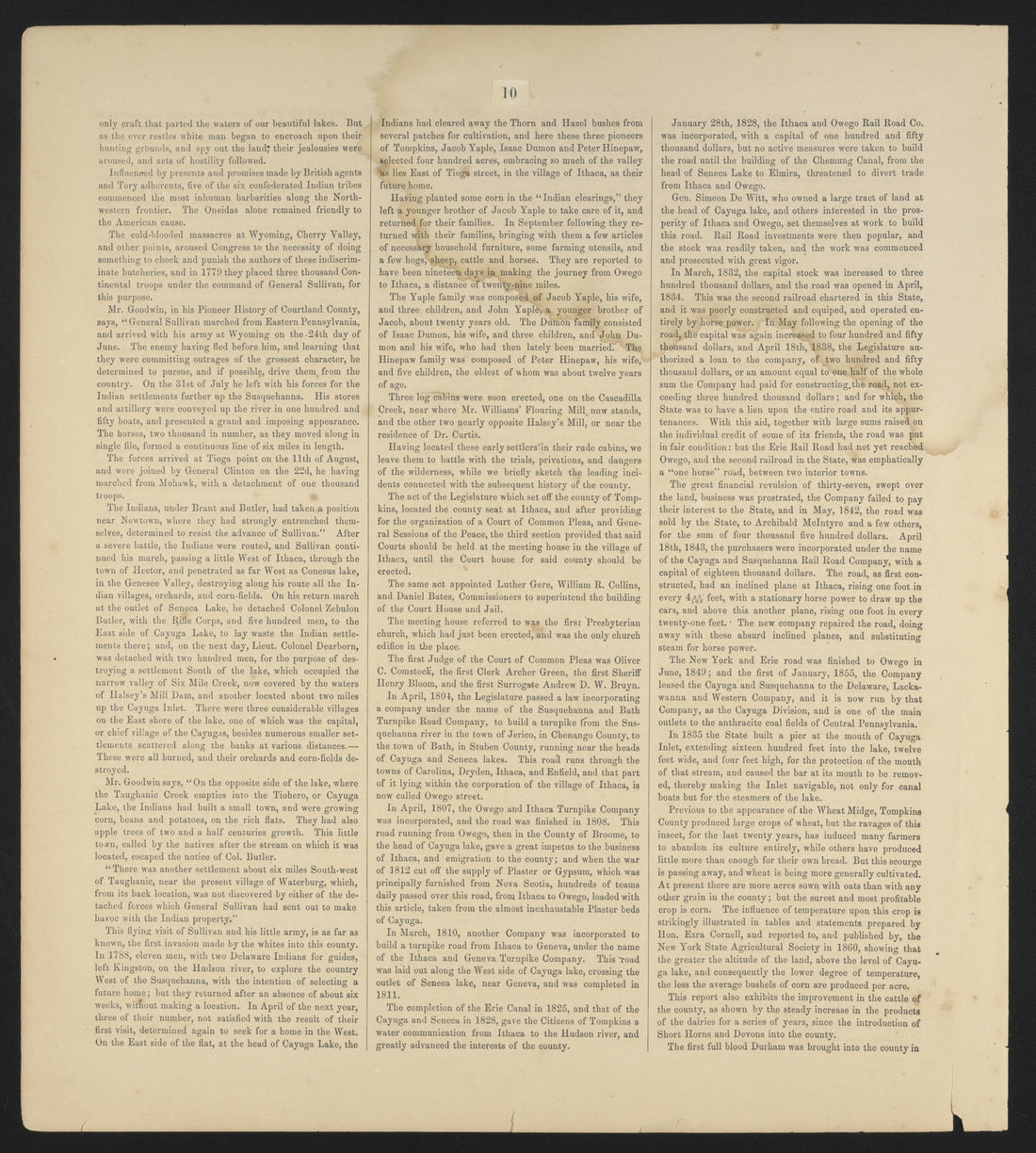 Image 10 of New Topographical Atlas of Tompkins County, New York from New Topographical Atlas of Tompkins County, New York : from Actual Surveys Especially for This Atlas 1866 by Relic Map Company