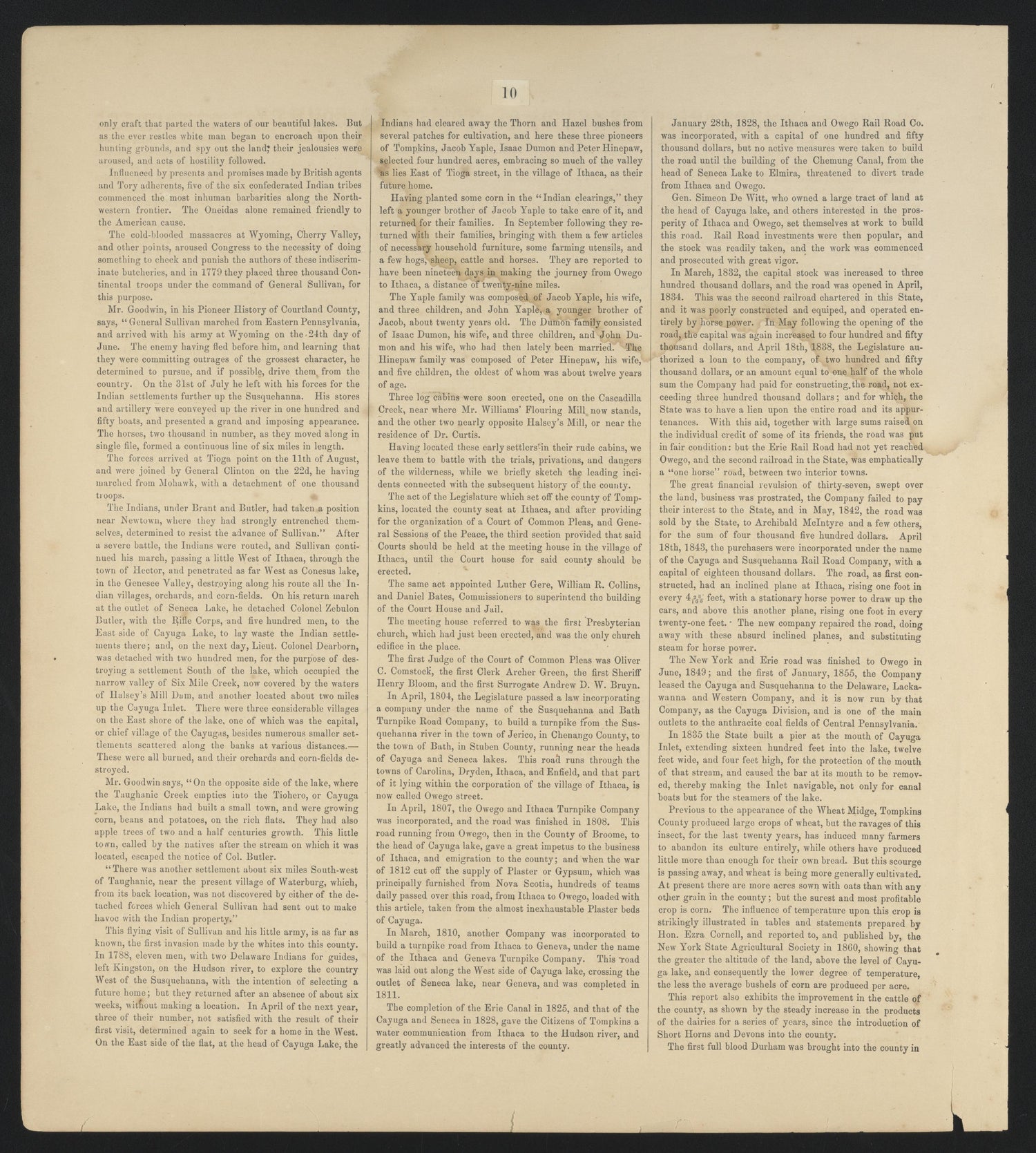 Image 10 of New Topographical Atlas of Tompkins County, New York from New Topographical Atlas of Tompkins County, New York : from Actual Surveys Especially for This Atlas 1866 by Relic Map Company
