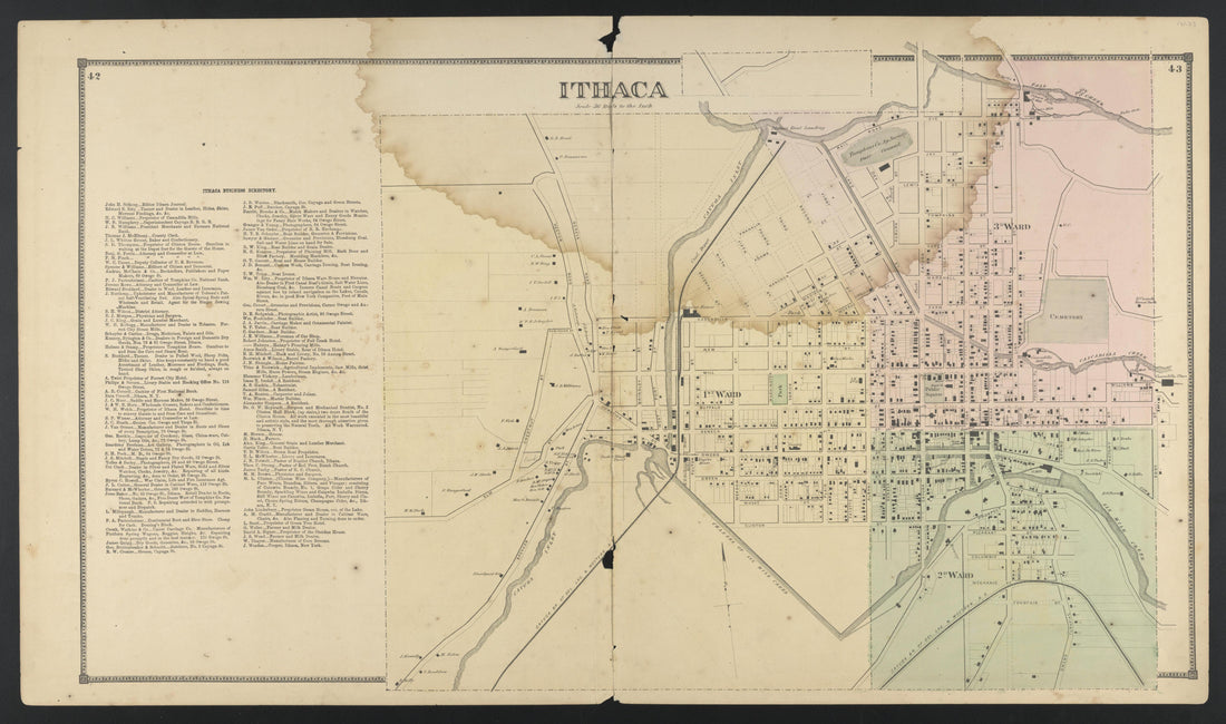 Image 29 of New Topographical Atlas of Tompkins County, New York from New Topographical Atlas of Tompkins County, New York : from Actual Surveys Especially for This Atlas 1866 by Relic Map Company