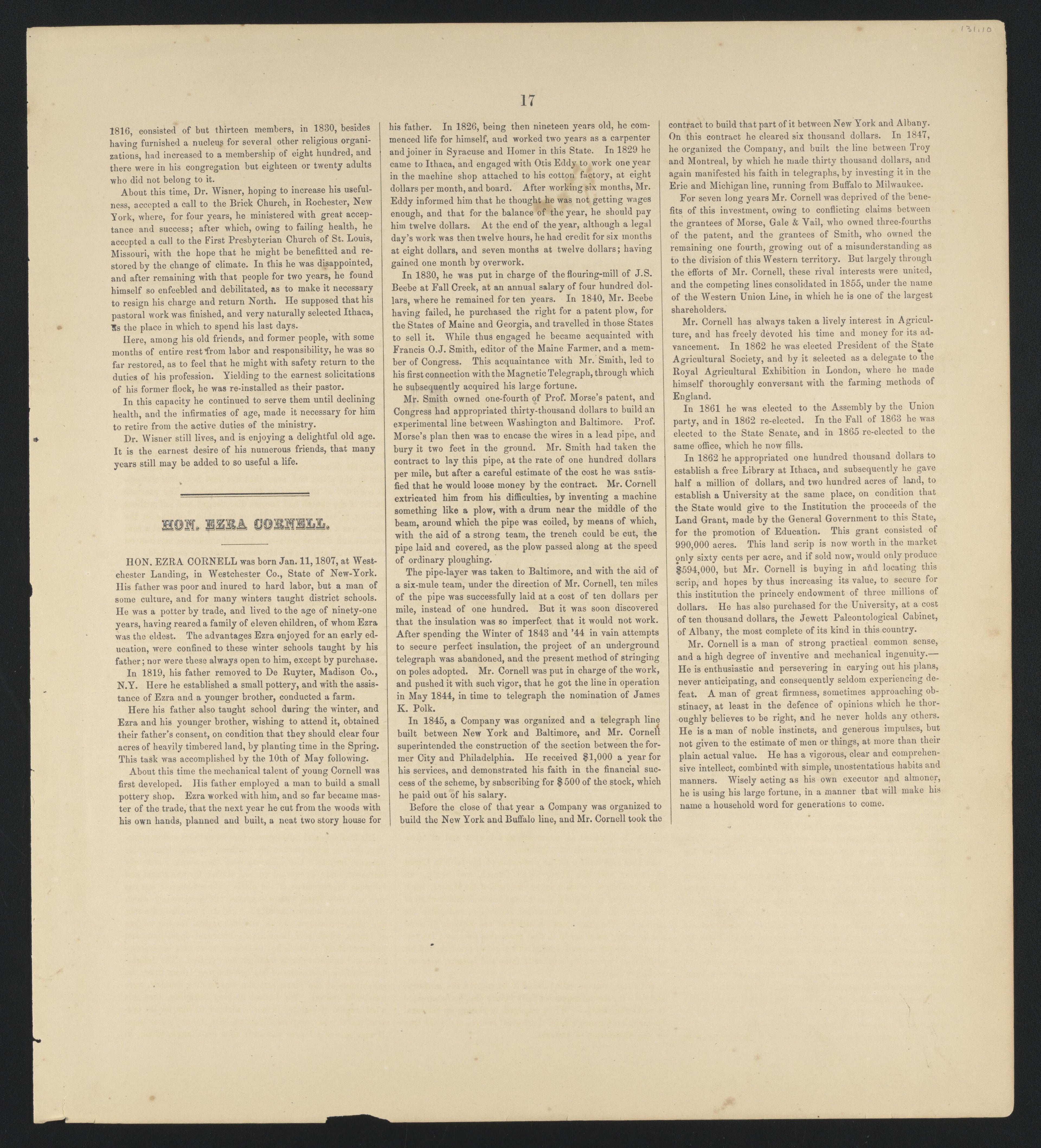 Image 17 of New Topographical Atlas of Tompkins County, New York from New Topographical Atlas of Tompkins County, New York : from Actual Surveys Especially for This Atlas 1866 by Relic Map Company