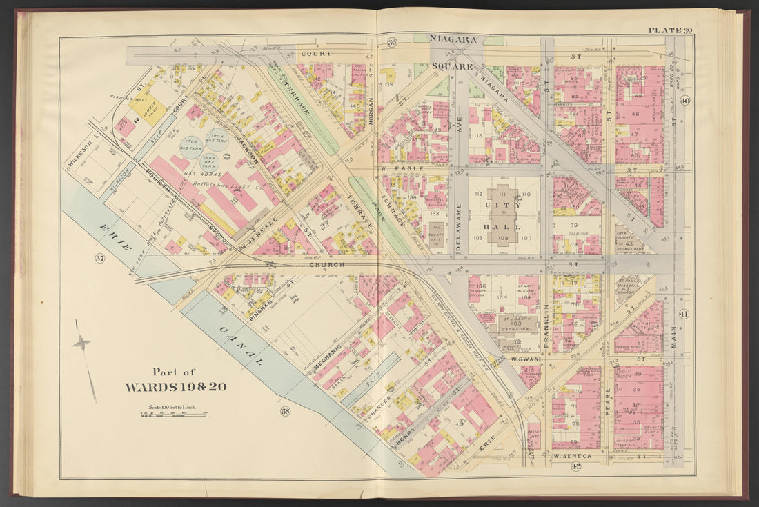 Image 17 of Atlas of the City of Buffalo, New York from Atlas of the City of Buffalo, New York 1894 by Relic Map Company
