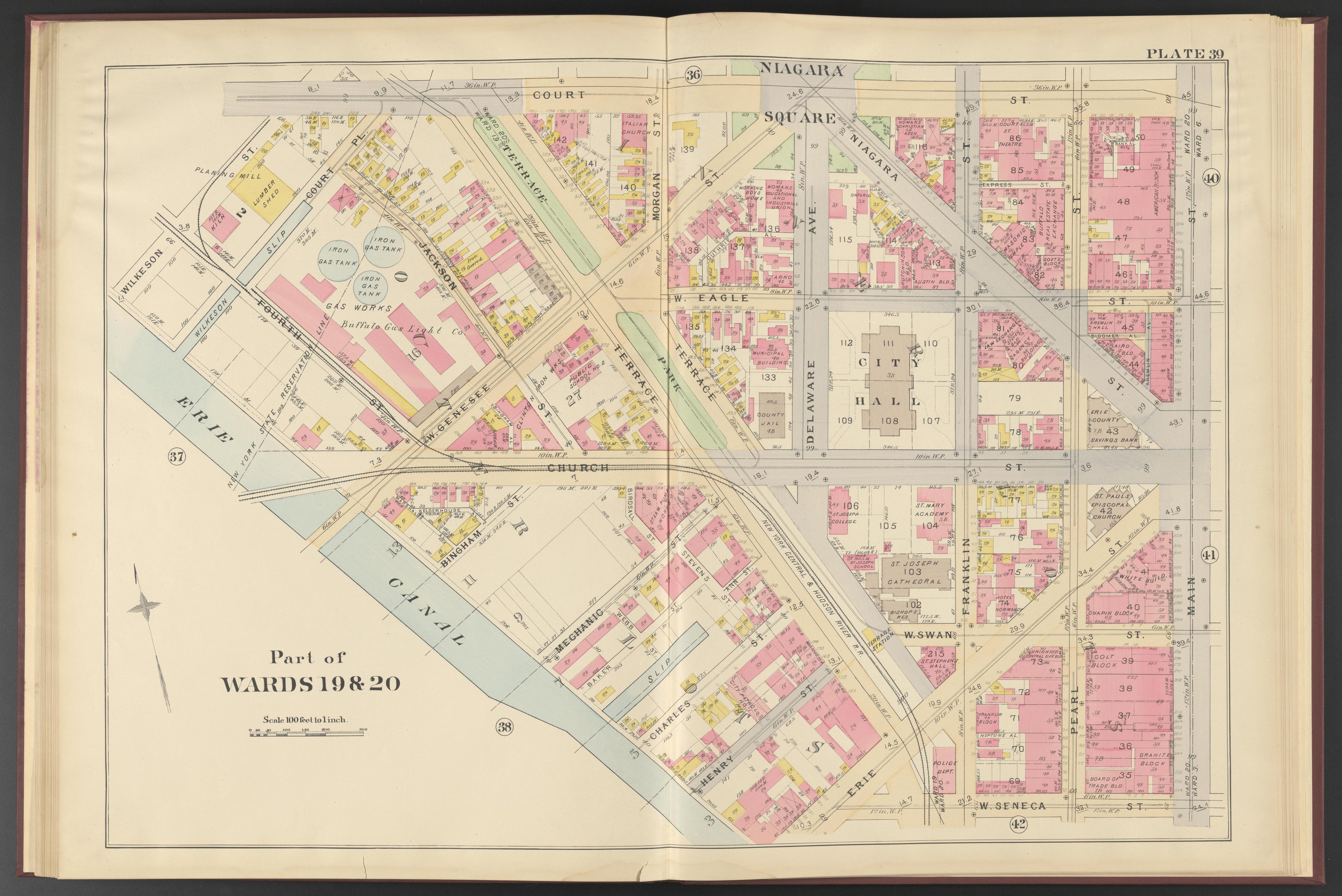 Image 17 of Atlas of the City of Buffalo, New York from Atlas of the City of Buffalo, New York 1894 by Relic Map Company