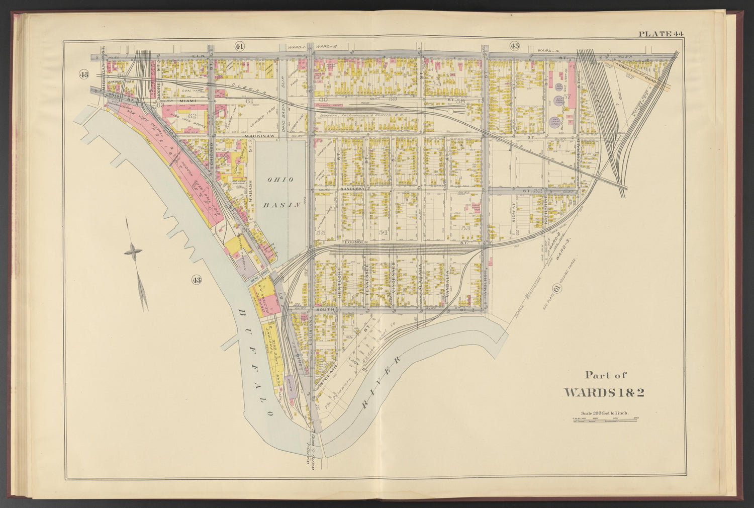 Image 22 of Atlas of the City of Buffalo, New York from Atlas of the City of Buffalo, New York 1894 by Relic Map Company