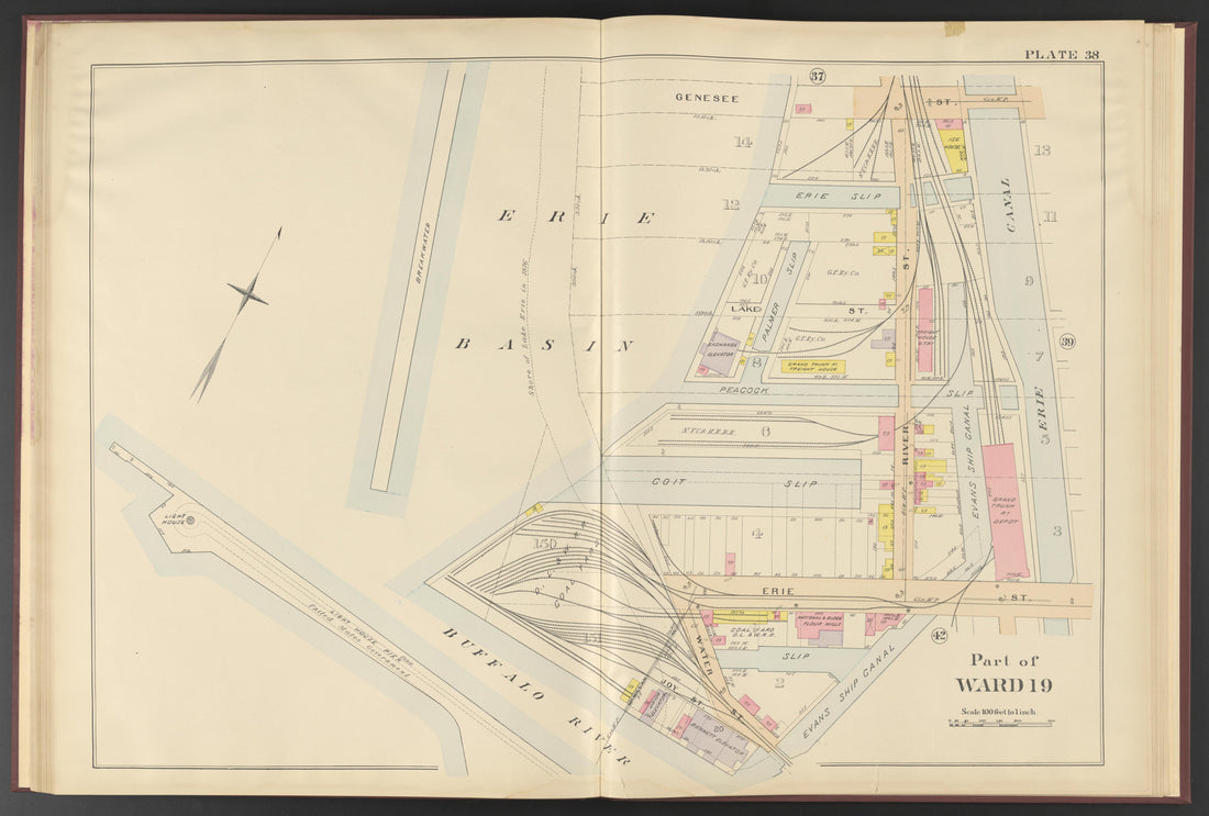 Image 16 of Atlas of the City of Buffalo, New York from Atlas of the City of Buffalo, New York 1894 by Relic Map Company