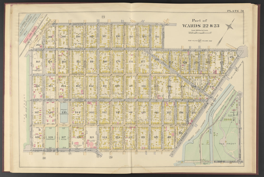 Image 6 of Atlas of the City of Buffalo, New York from Atlas of the City of Buffalo, New York 1894 by Relic Map Company