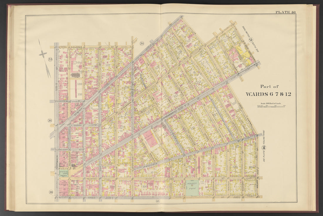 Image 18 of Atlas of the City of Buffalo, New York from Atlas of the City of Buffalo, New York 1894 by Relic Map Company