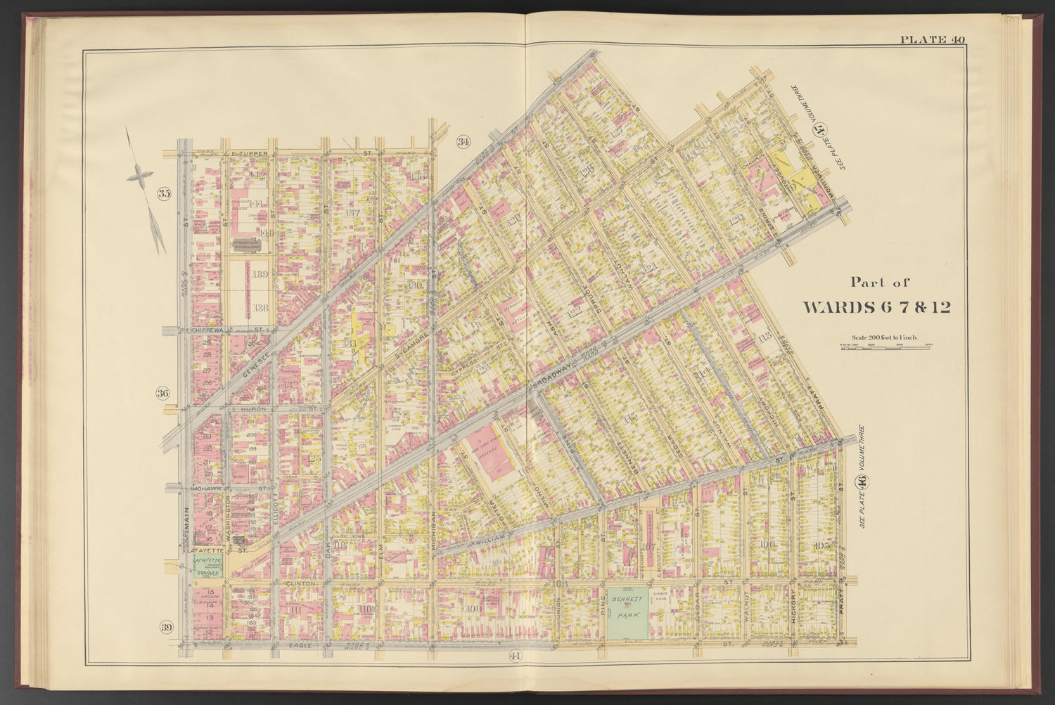 Image 18 of Atlas of the City of Buffalo, New York from Atlas of the City of Buffalo, New York 1894 by Relic Map Company