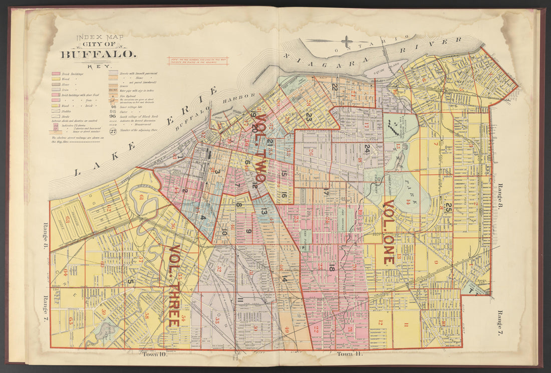 Image 4 of Atlas of the City of Buffalo, New York from Atlas of the City of Buffalo, New York 1894 by Relic Map Company