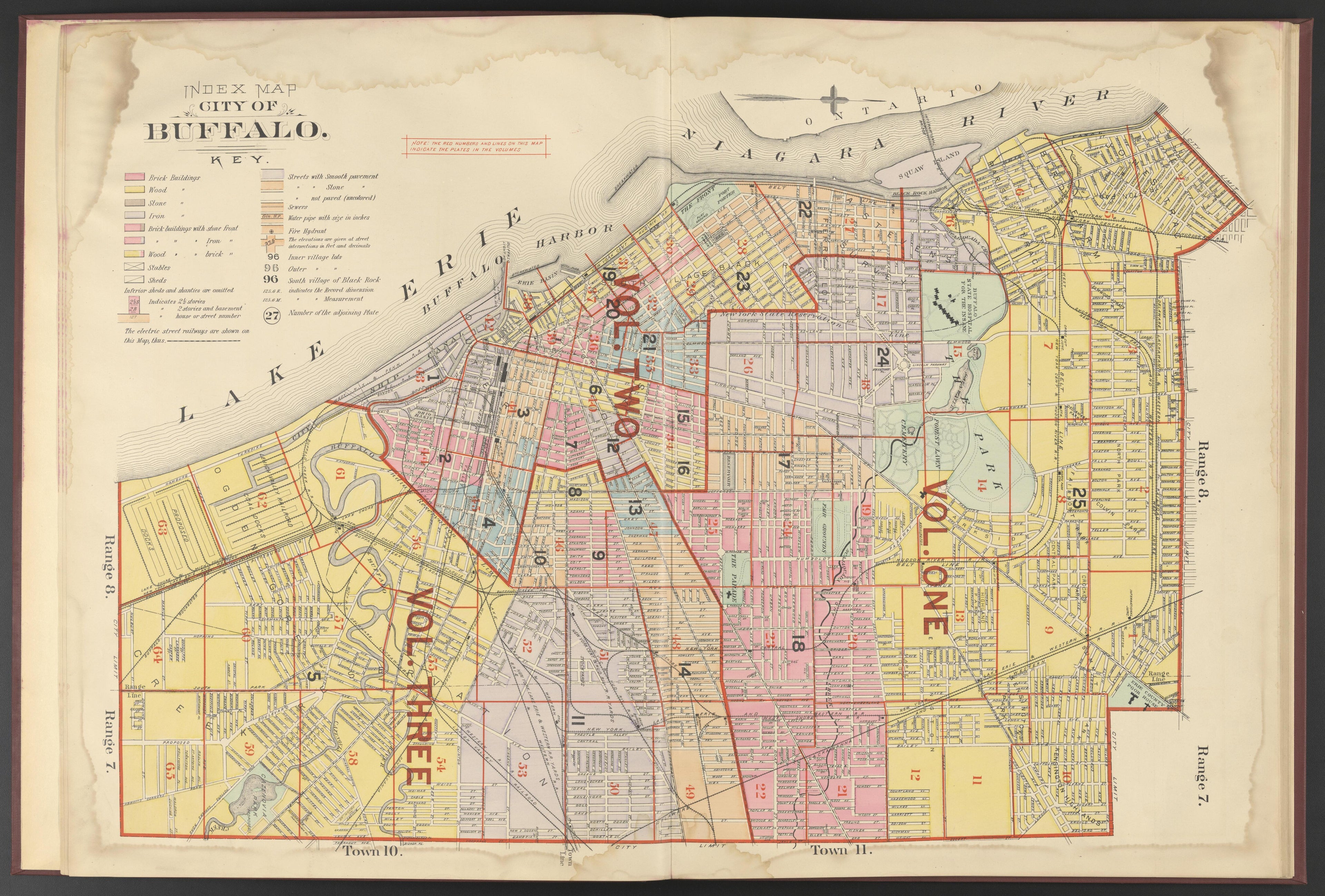 Image 4 of Atlas of the City of Buffalo, New York from Atlas of the City of Buffalo, New York 1894 by Relic Map Company