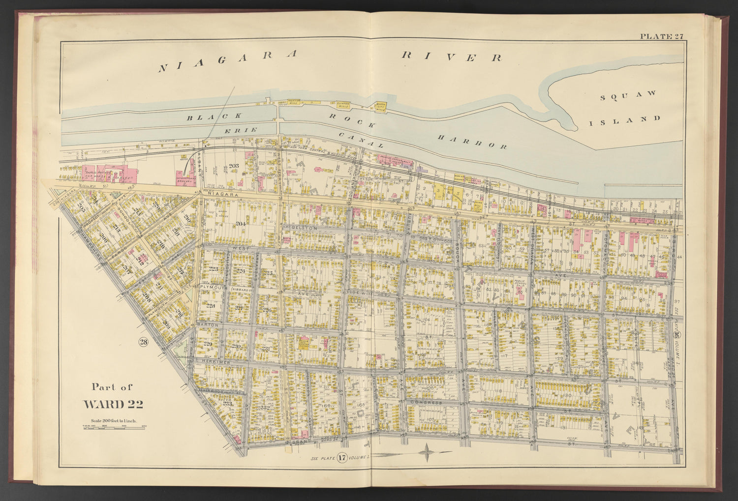 Image 5 of Atlas of the City of Buffalo, New York from Atlas of the City of Buffalo, New York 1894 by Relic Map Company
