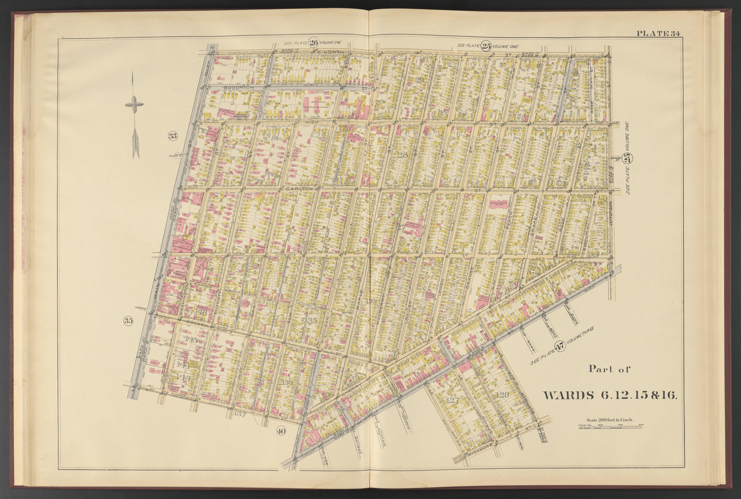 Image 12 of Atlas of the City of Buffalo, New York from Atlas of the City of Buffalo, New York 1894 by Relic Map Company