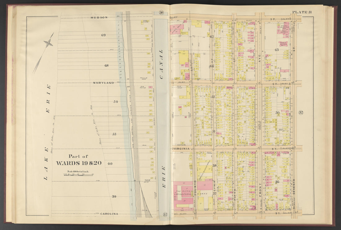 Image 9 of Atlas of the City of Buffalo, New York from Atlas of the City of Buffalo, New York 1894 by Relic Map Company
