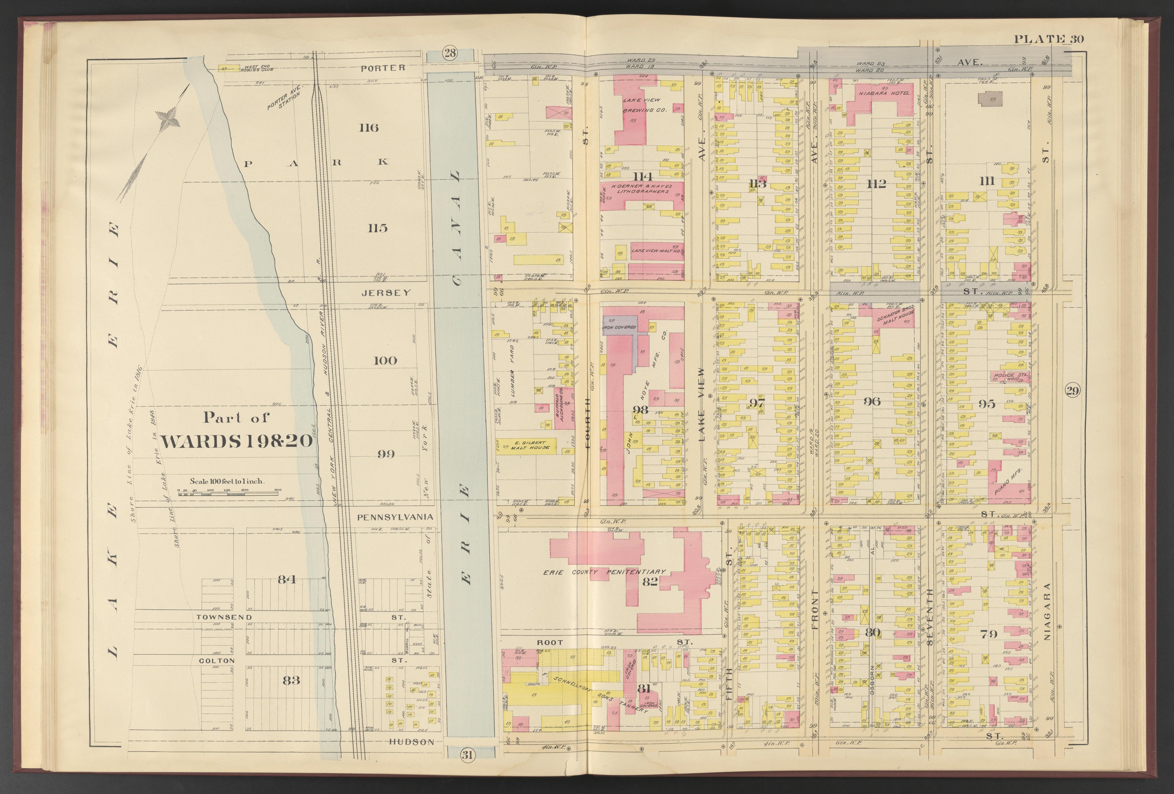 Image 8 of Atlas of the City of Buffalo, New York from Atlas of the City of Buffalo, New York 1894 by Relic Map Company