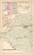 Rowlandsville - Brick Meeting House P.O. - Perryville - Chesapeake City from an Illustrated Atlas of Cecil County, Maryland 1877 by Relic Map Company