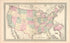 United States from an Illustrated Atlas of Cecil County, Maryland 1877 by Relic Map Company