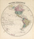 Western Hemisphere from an Illustrated Atlas of Cecil County, Maryland 1877 by Relic Map Company