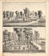 2 Views from an Illustrated Atlas of Cecil County, Maryland 1877 by Relic Map Company