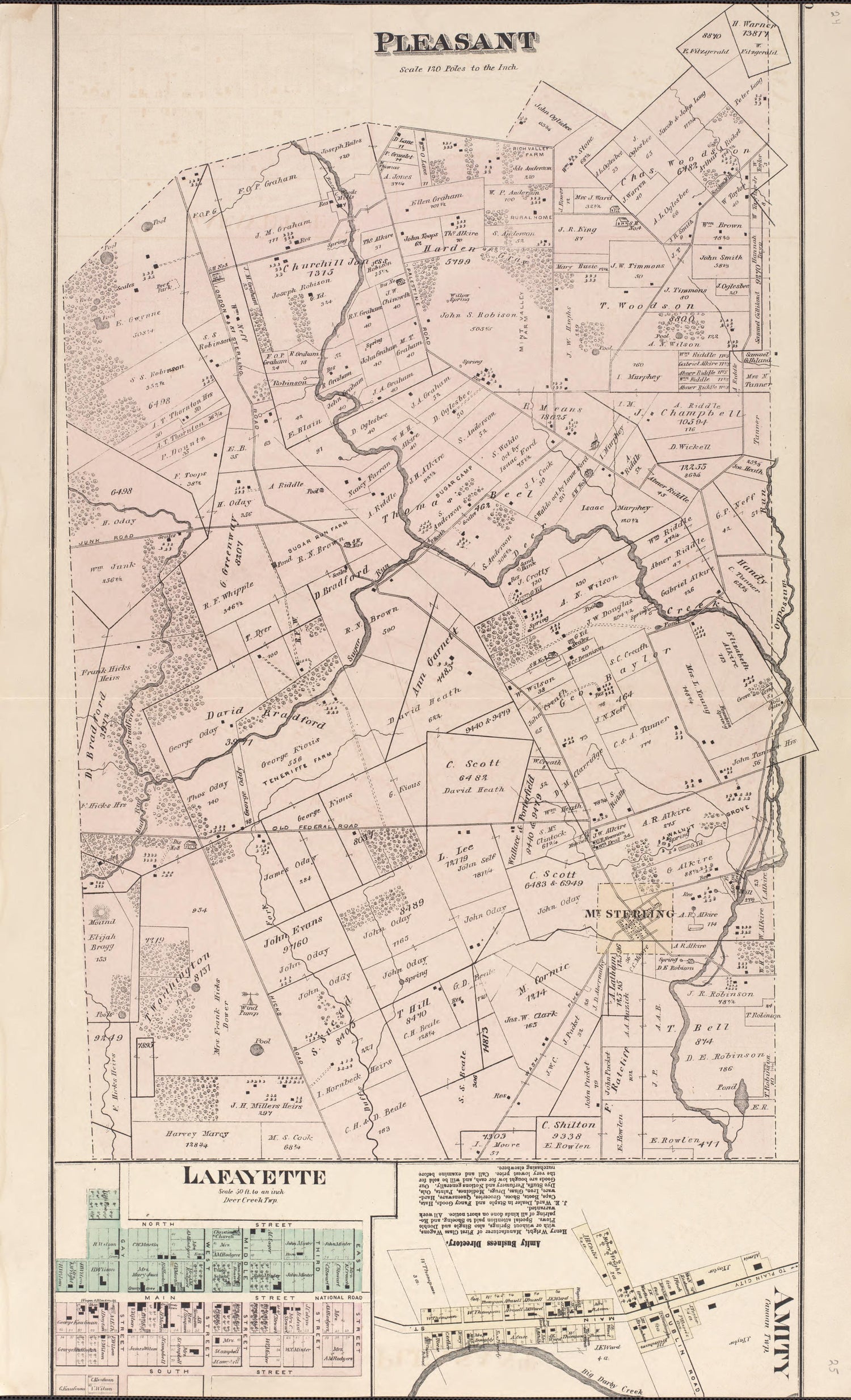 Pleasant, Lafayette, Amity from Caldwell&