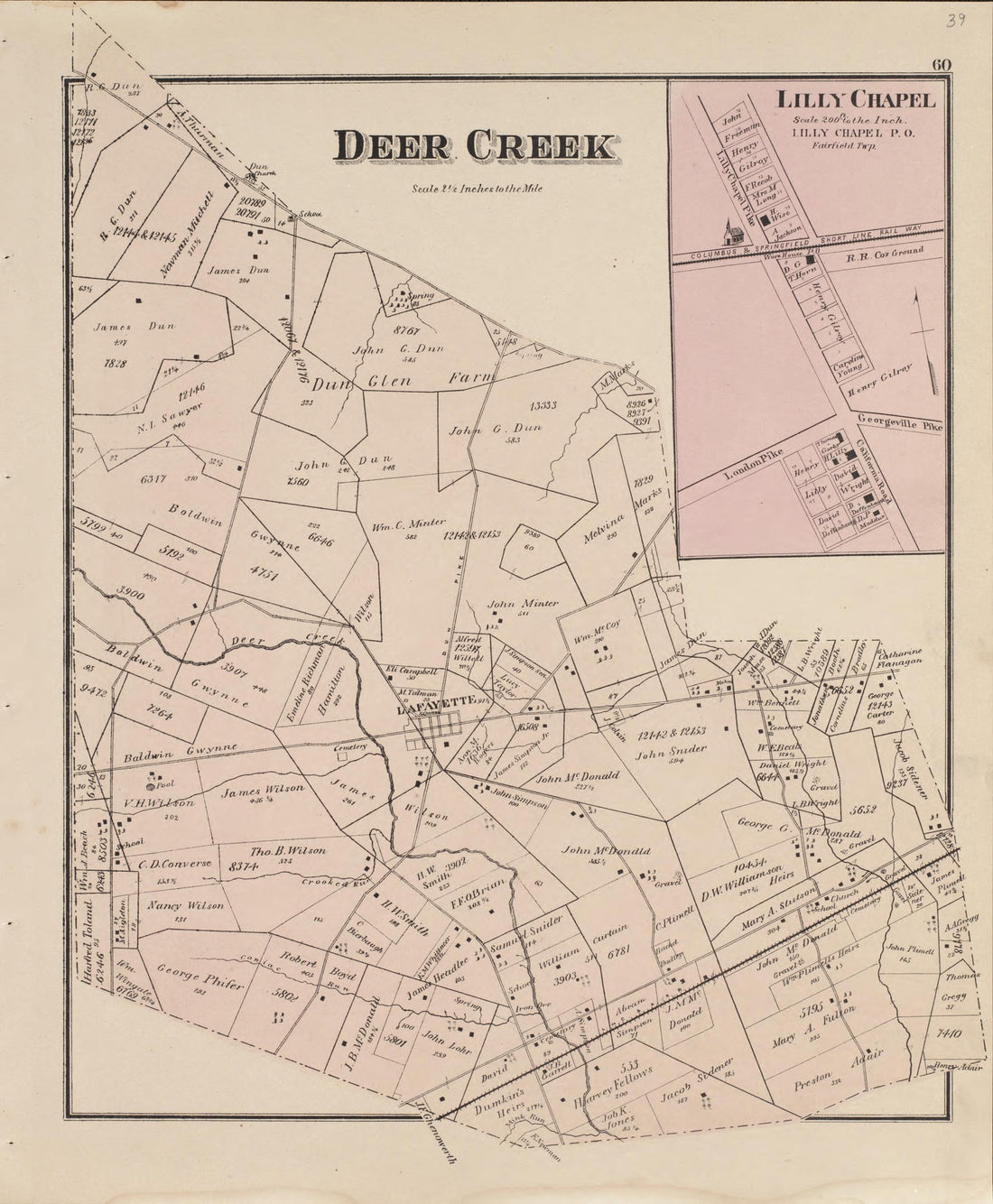 Deer Creek, Lilly Chapel from Caldwell&