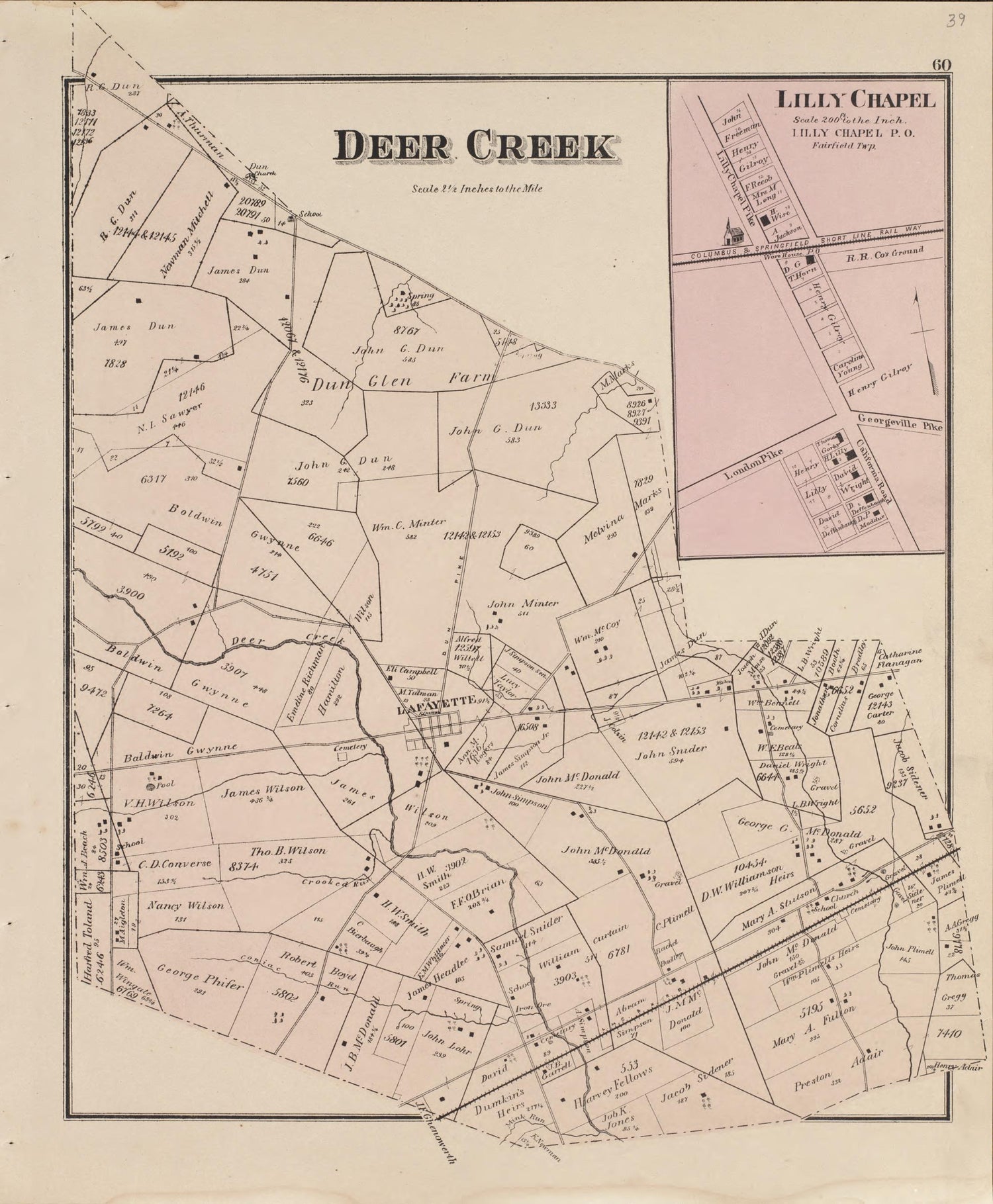 Deer Creek, Lilly Chapel from Caldwell&