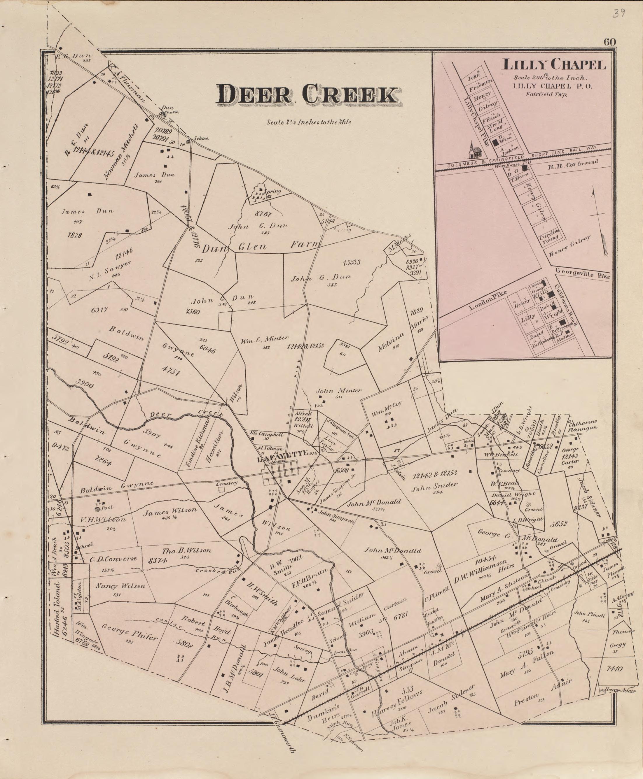 Deer Creek, Lilly Chapel from Caldwell&