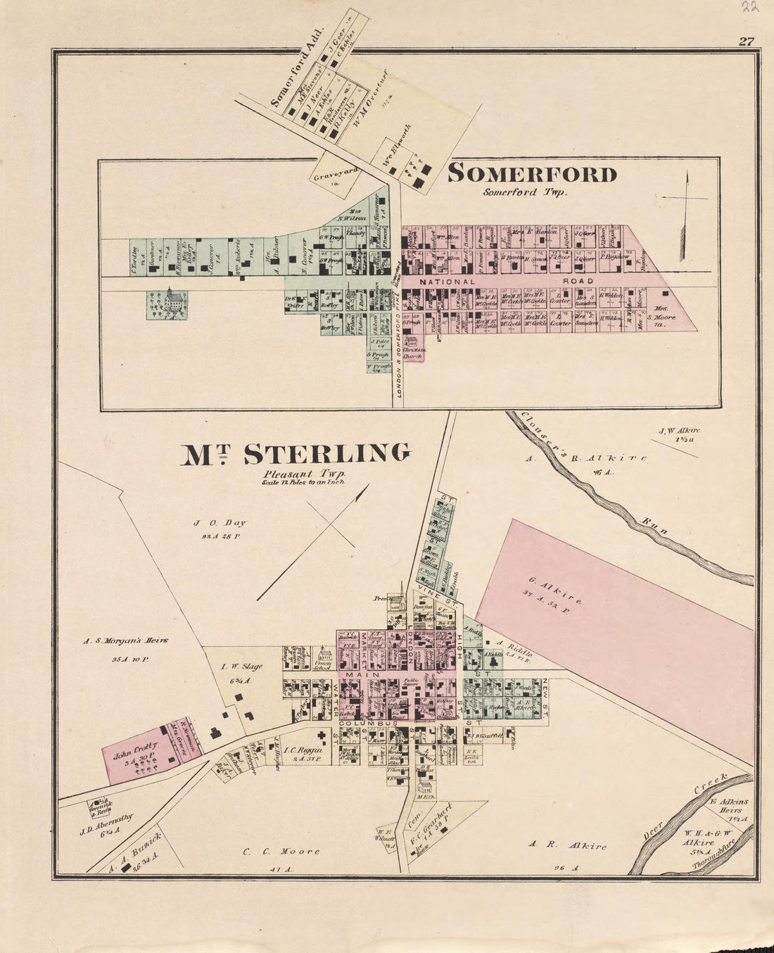 Somerford ; Mt. Sterling from Caldwell&