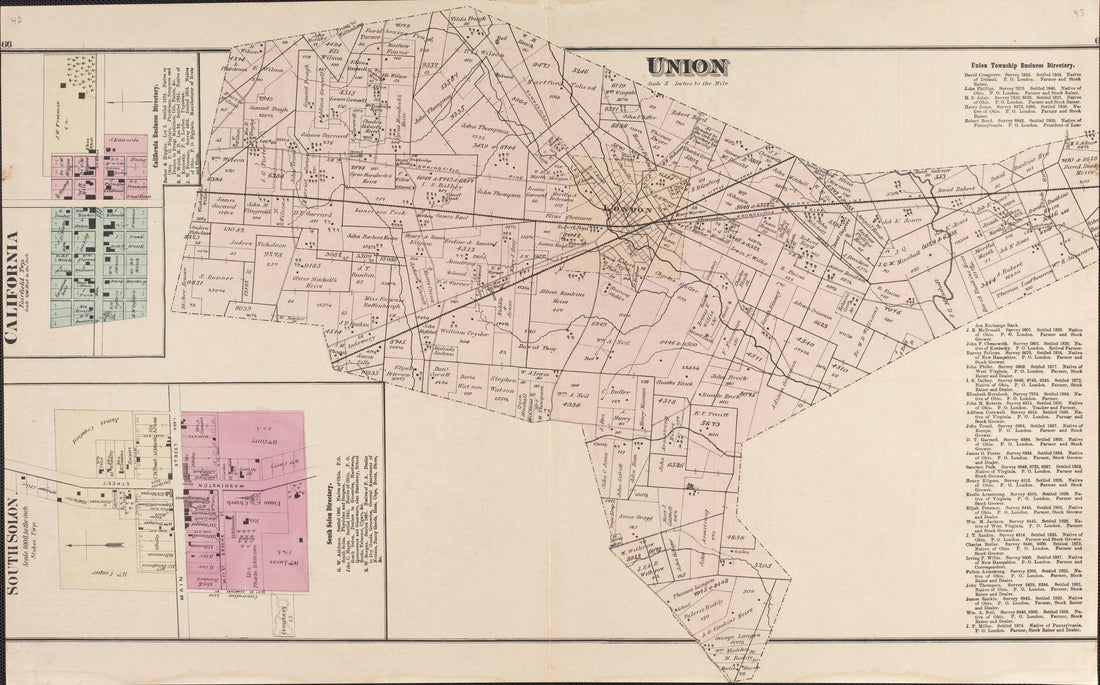 Union, California, South Solon from Caldwell&