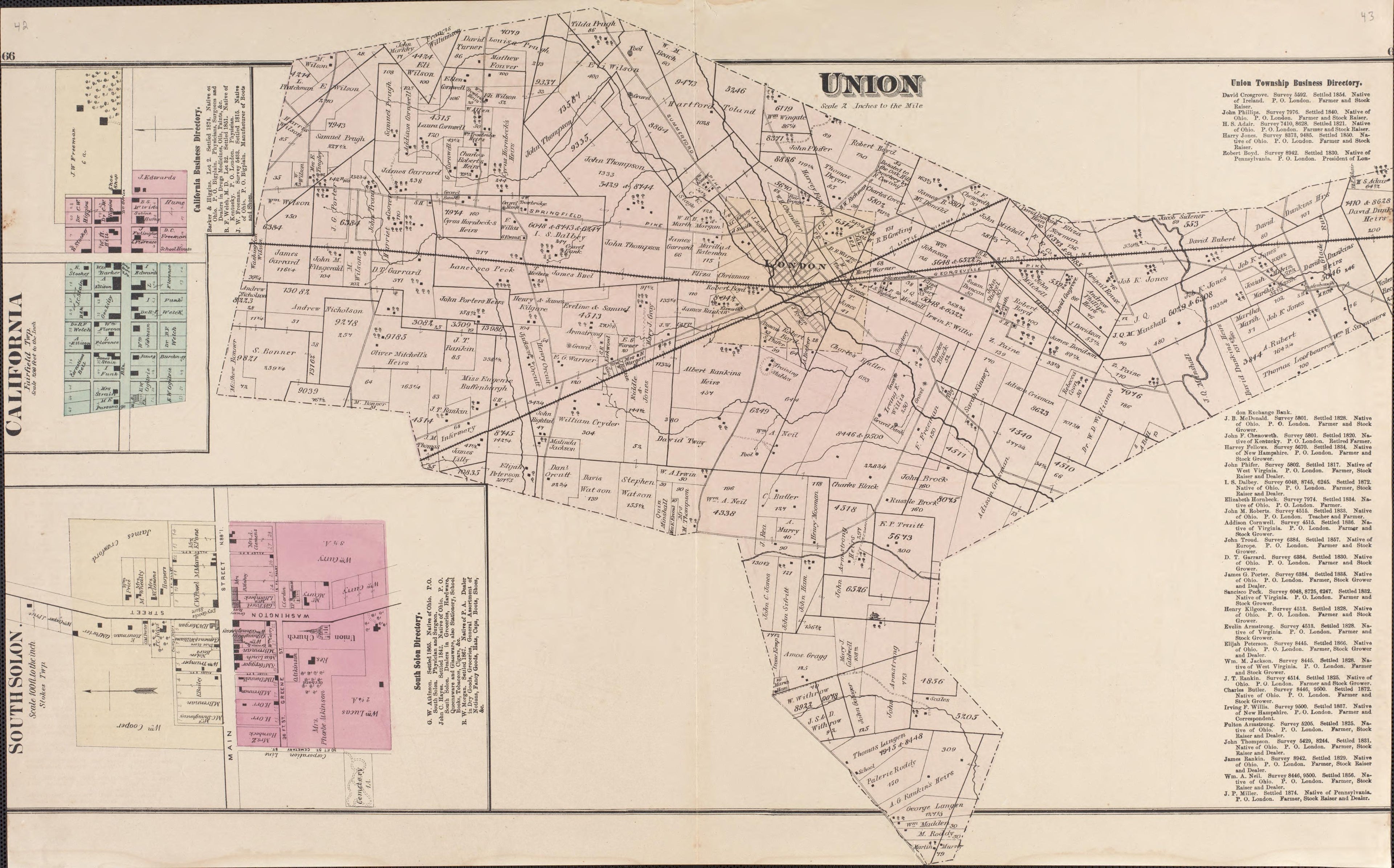 Union, California, South Solon from Caldwell&