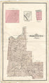 Map of Washington Township from an Illustrated Standard Atlas of Gibson County, Indiana 1899 by Relic Map Company
