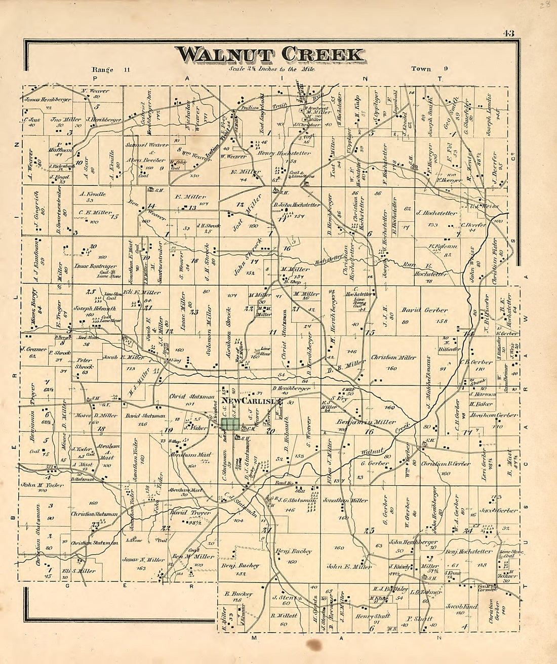 Walnut Creek from Caldwell&