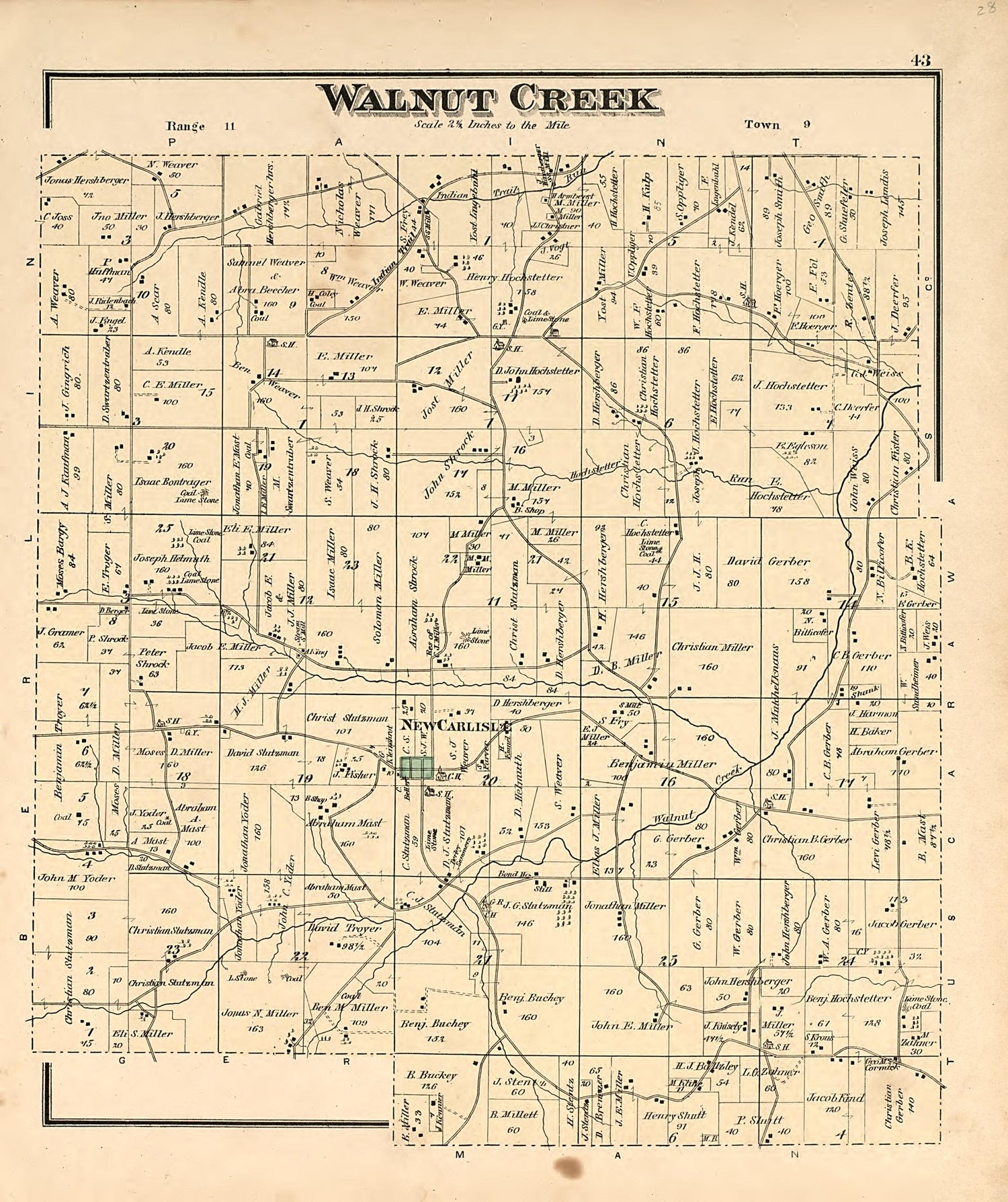 Walnut Creek from Caldwell&