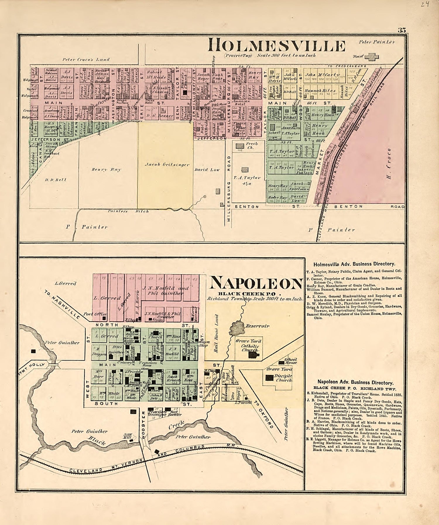 Holmesville - Napoleon from Caldwell&