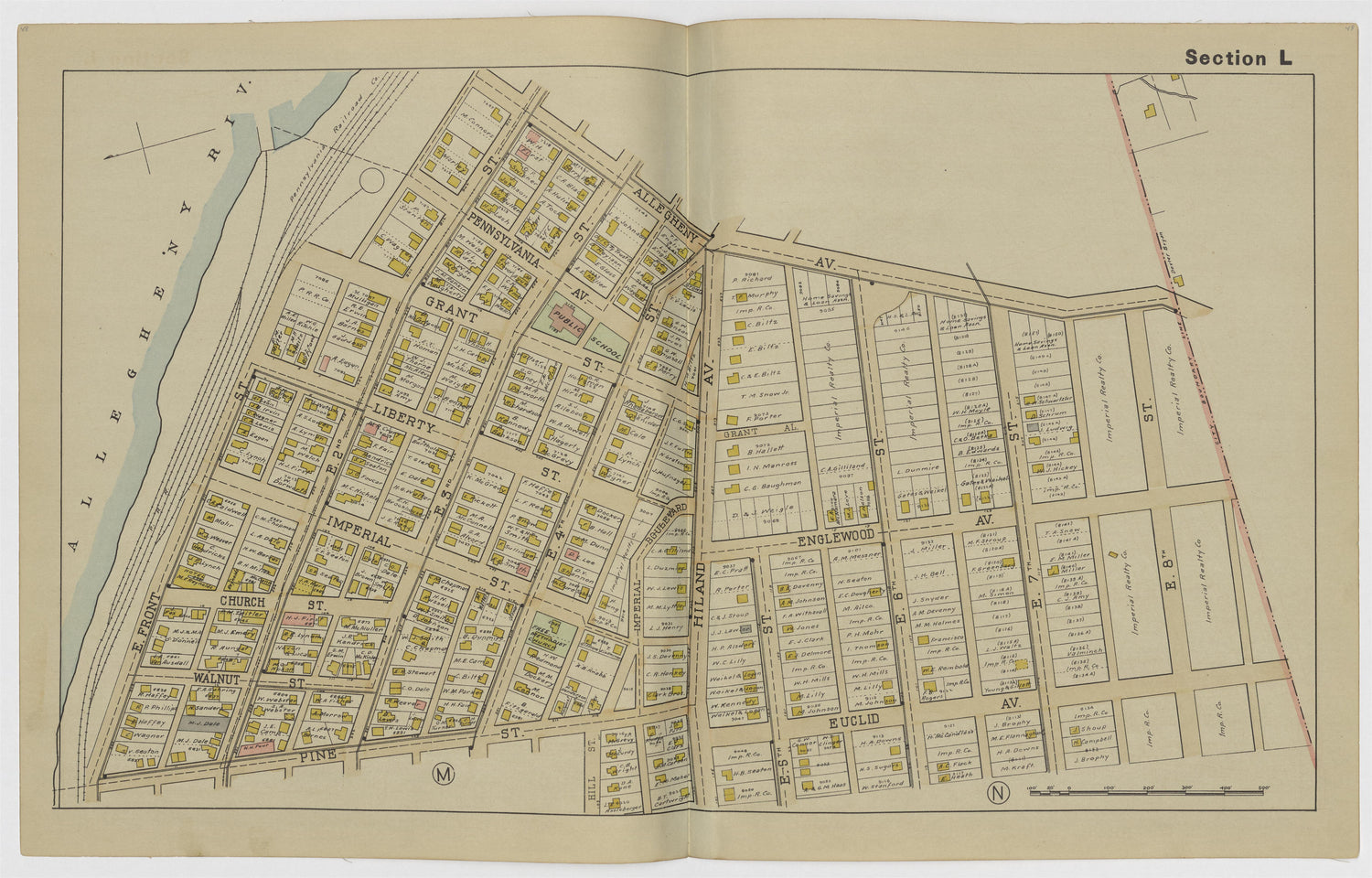 This old map of Howard County, Missouri, Oil City, Pennsylvania,  was created by Beers, J. L.|Bord, C. J.|Hart, Chas. (Charles) in 1915