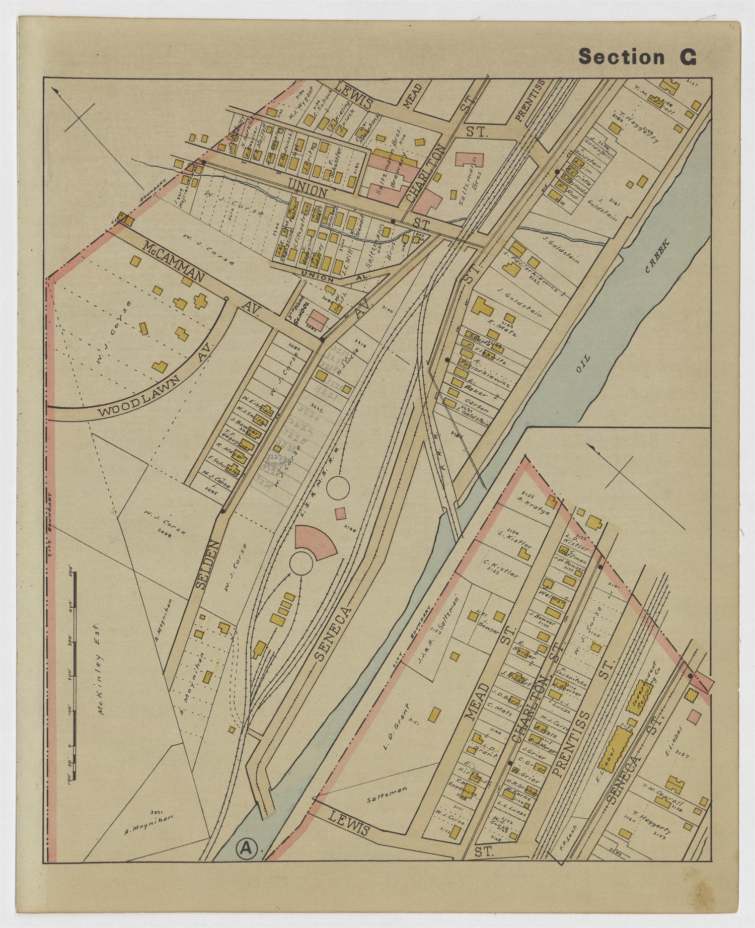 Image 11 of New Atlas of the City of Oil City and West End Boro., Pennsylvania from New Atlas of the City of Oil City and West End Boro., Pennsylvania 1915 by Relic Map Company