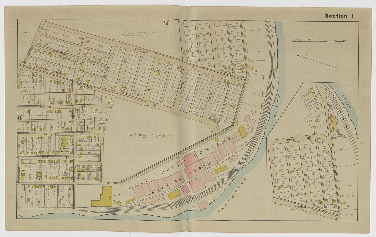 Image 13 of New Atlas of the City of Oil City and West End Boro., Pennsylvania from New Atlas of the City of Oil City and West End Boro., Pennsylvania 1915 by Relic Map Company