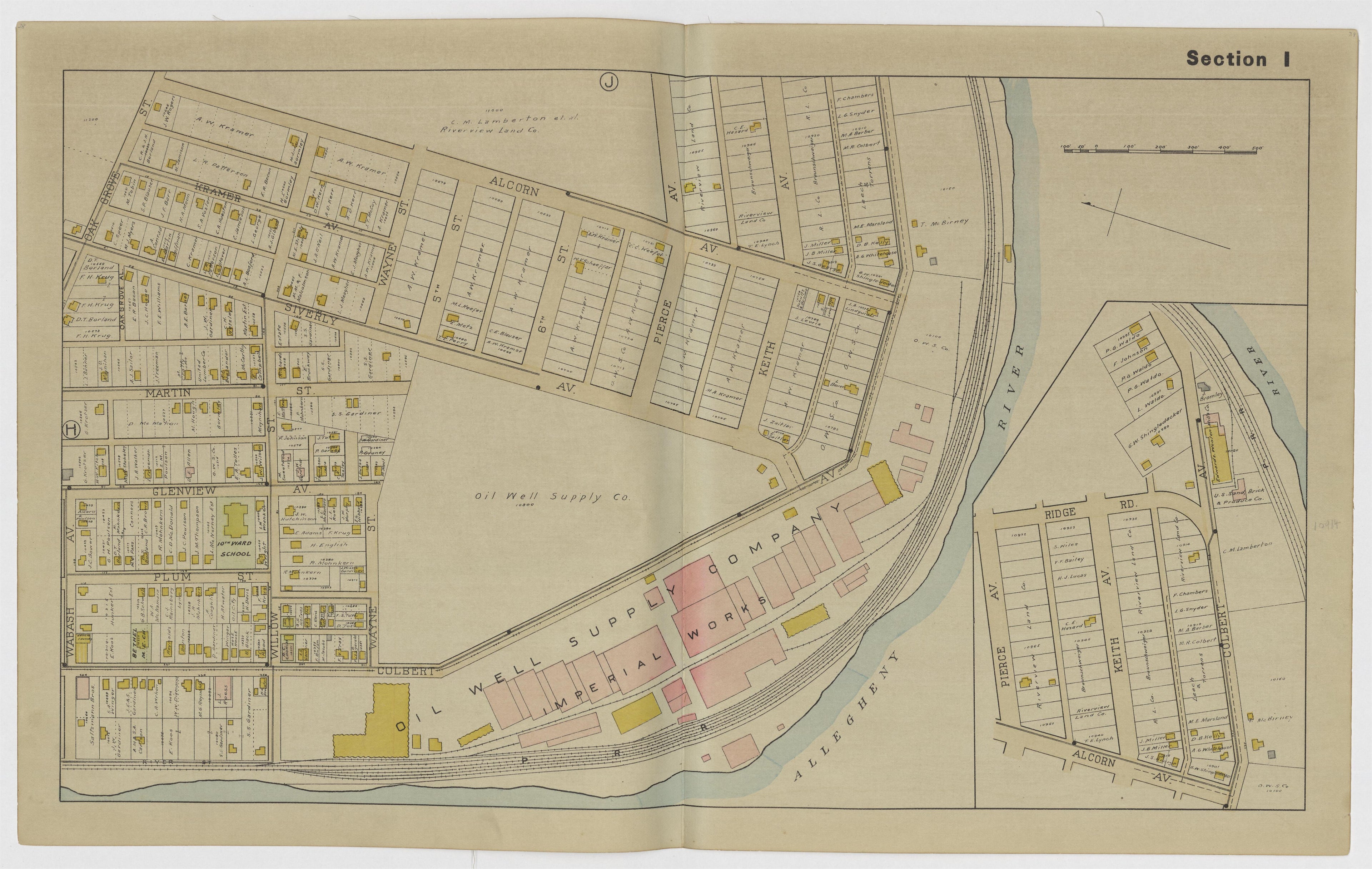 Image 13 of New Atlas of the City of Oil City and West End Boro., Pennsylvania from New Atlas of the City of Oil City and West End Boro., Pennsylvania 1915 by Relic Map Company