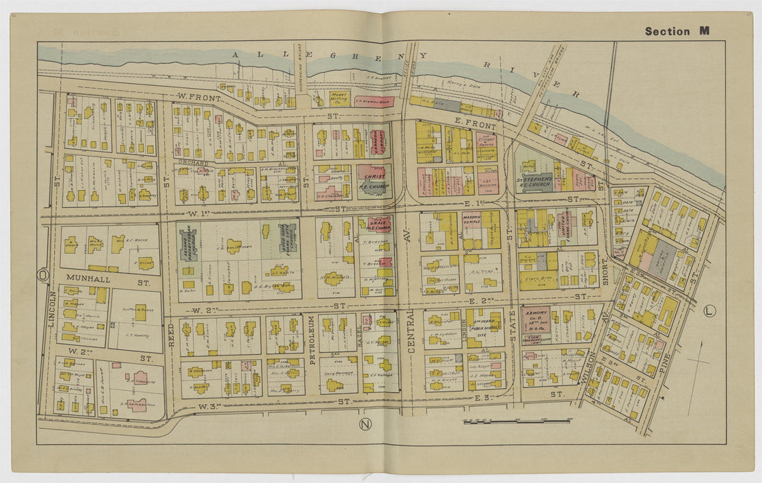 This old map of Howard County, Missouri, Oil City, Pennsylvania,  was created by Beers, J. L.|Bord, C. J.|Hart, Chas. (Charles) in 1915