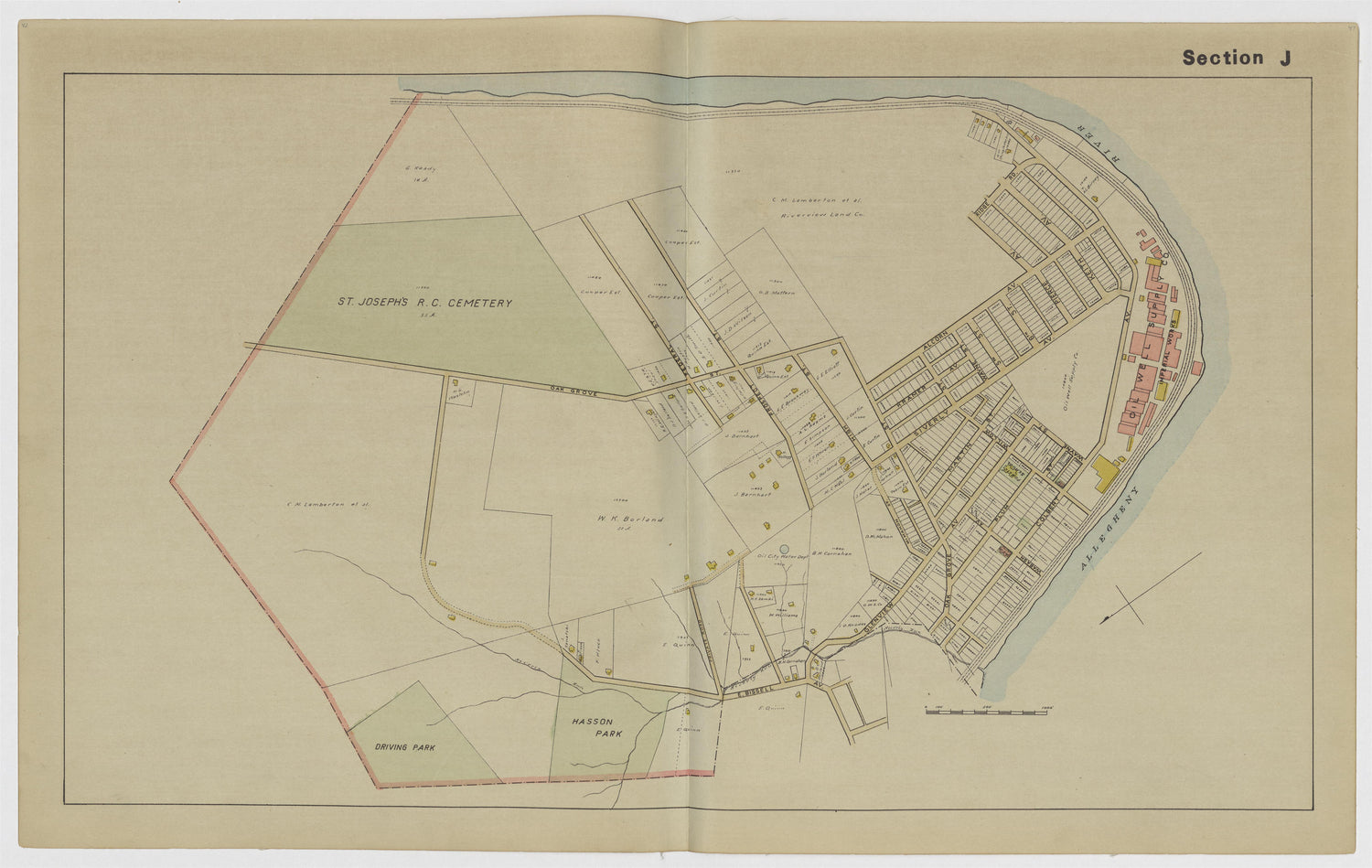 Image 14 of New Atlas of the City of Oil City and West End Boro., Pennsylvania from New Atlas of the City of Oil City and West End Boro., Pennsylvania 1915 by Relic Map Company